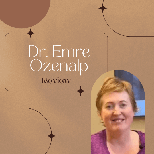 Blepharoplasty (eyelid surgery) in Turkey video testimonial and review about Dr. Emre Özenalp